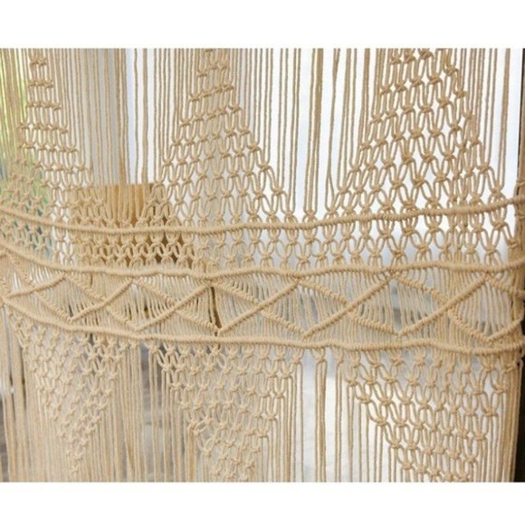 Geometric Macrame Indie Hippie Living Room/Bedroom/Dorm/Wall/Home Decor/Art - Picture 6 of 7